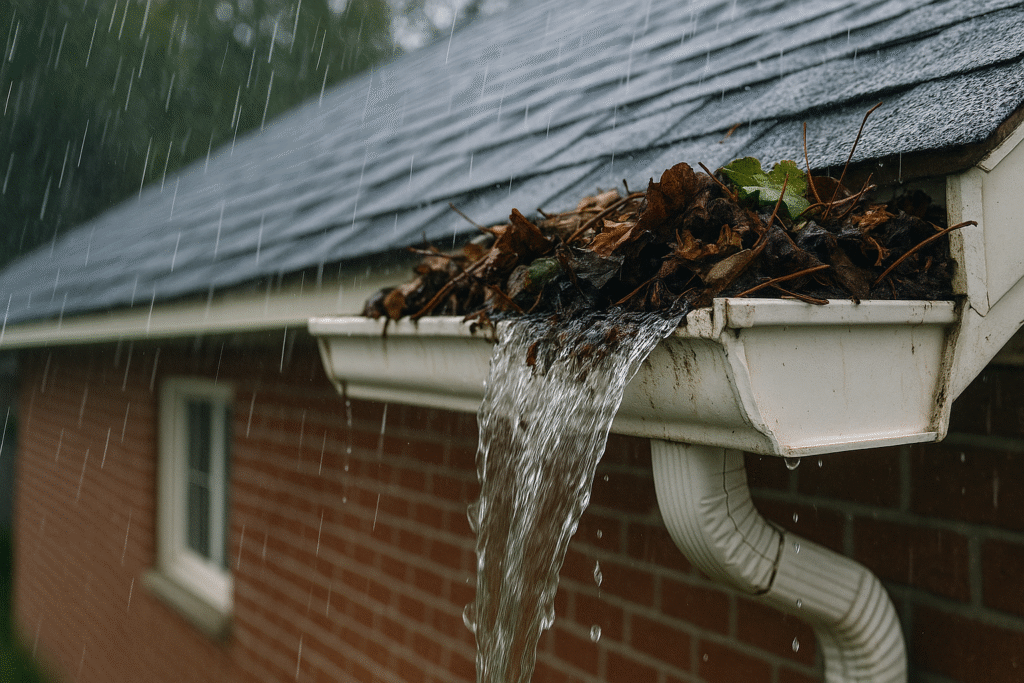 Overflowing Eavestrough