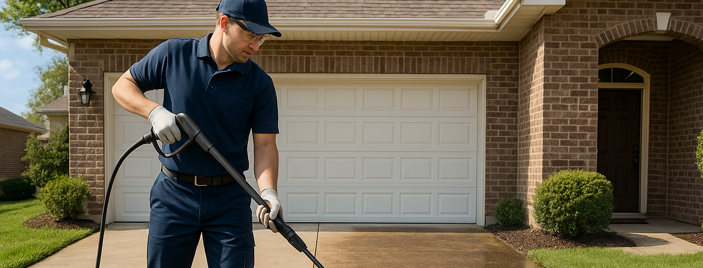 pressure washing drive way